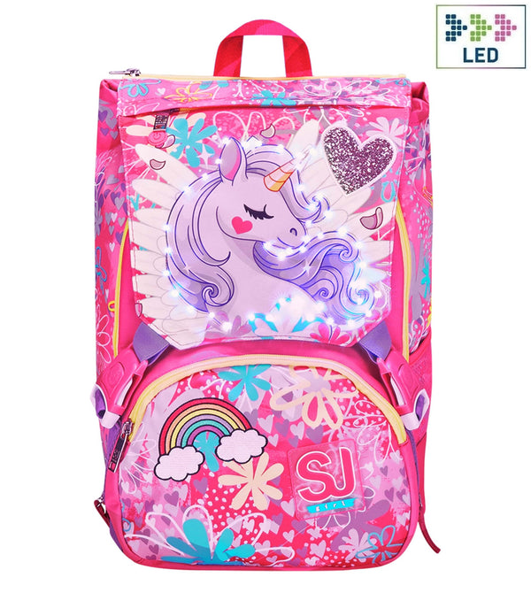 EXPANDABLE BACKPACK BIG - UNICORN LED