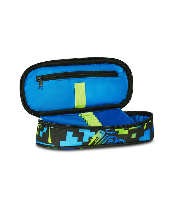 Seven® ROUND PLUS PENCIL BAG - SCRIBBLED FLAME