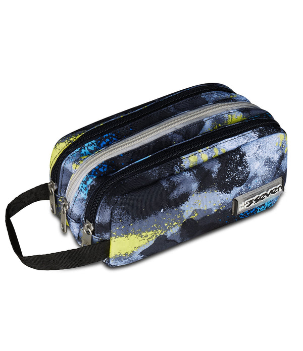 Seven® 3 ZIP PENCIL CASE - FREETHINK BOY