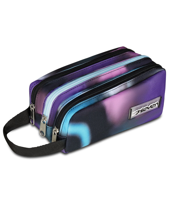 Seven® 3 ZIP PENCIL CASE - FREETHINK GIRL
