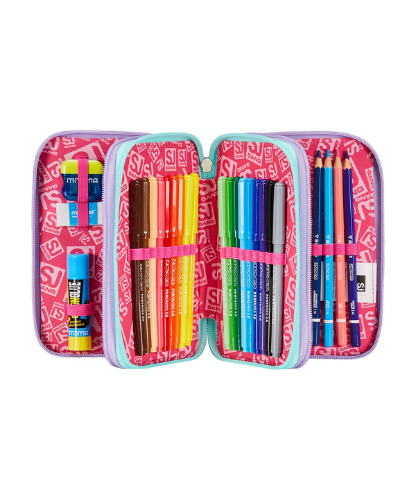 3 ZIP PENCIL CASE - RHYTHMICSOUL