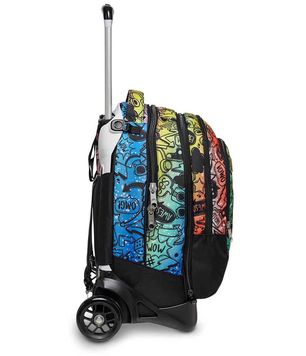 Seven® JACK TROLLEY 2 WHEELS DETACH - FLUO STAMP