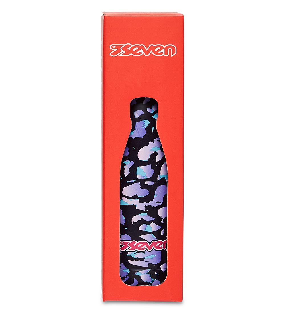 SEVEN Inter Bottle Kid 460Ml Borraccia Termica In Acciaio Con Cannucci —  Mornati Paglia