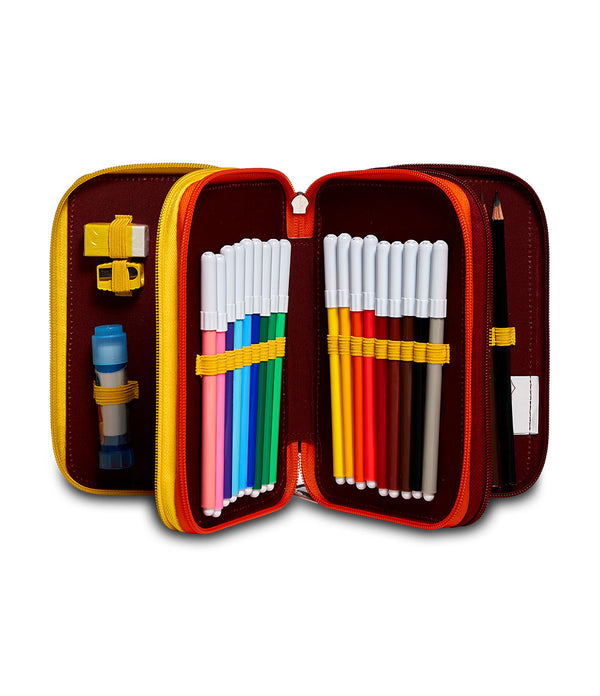 3 ZIP PENCIL CASE - ROMA